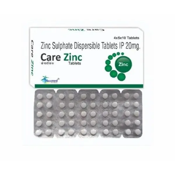 Zinc Sulphate Dispersible Tablets IP 20MG 20MG — Buy Online from NexCure Health