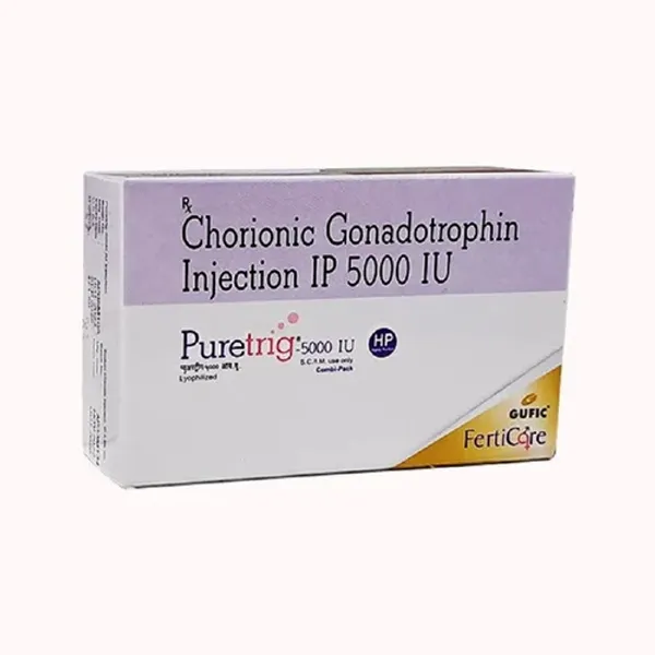 5000IU Puretrig Chorionic Gonadotropin Injection IP 5000IU β Buy Online from NexCure Health