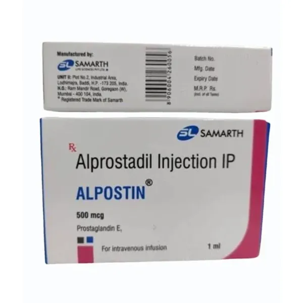 500mcg Alpostin Alprostadil Injection IP 500mcg β Buy Online from NexCure Health