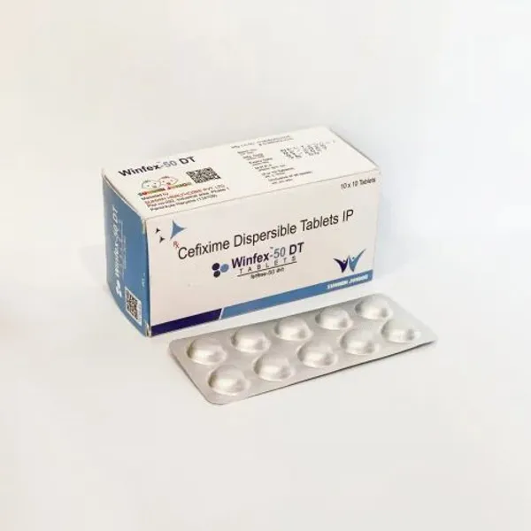 50mg Winfex DT Cefixime Dispersible Tablets 50mg — Buy Online from NexCure Health
