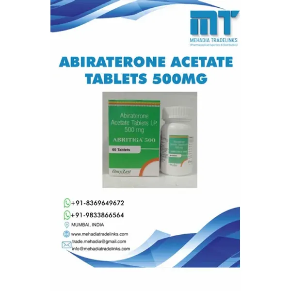 Abiraterone Acetate Tablets 500 Mg 500 Mg β Buy Online from NexCure Health