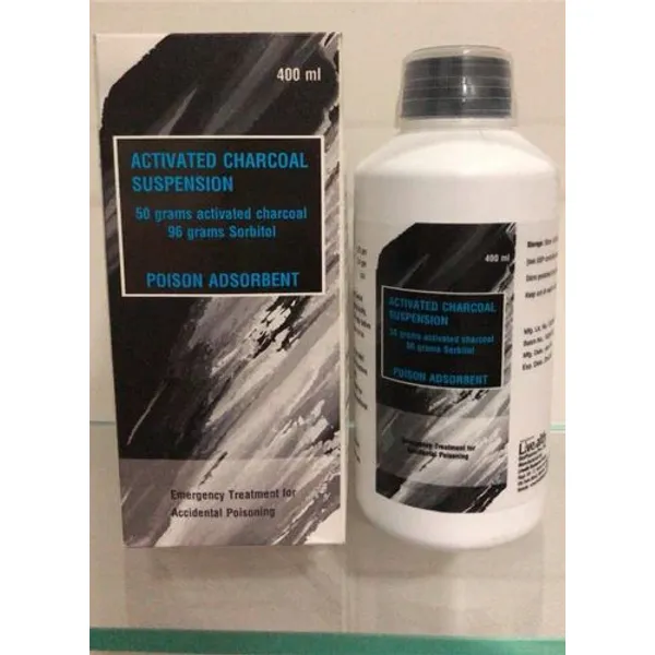 Activated Charcoal Suspension 50 gms 50 g — Buy Online from NexCure Health