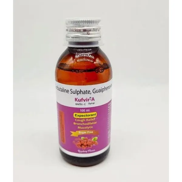Amboxol Hydrochloride,Terbutaline Sulphate,Guaiphenesin & Menthol syrup SUGAR FREE — Buy Online from NexCure Health
