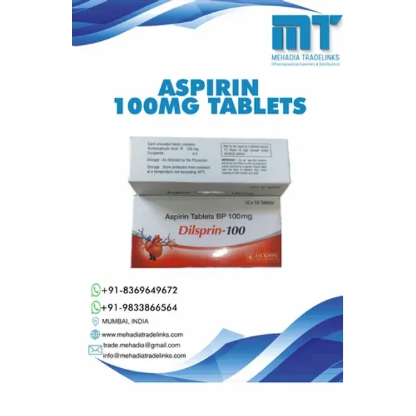 Aspirin Tablets 100 Mg 100 Mg β Buy Online from NexCure Health