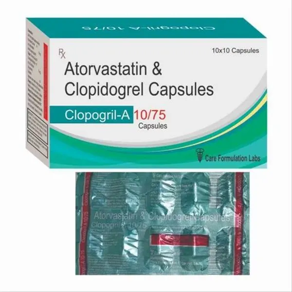 Atorvastatin 10 Mg Clopidogrel 75 Mg Tablets 10 Mg β Buy Online from NexCure Health