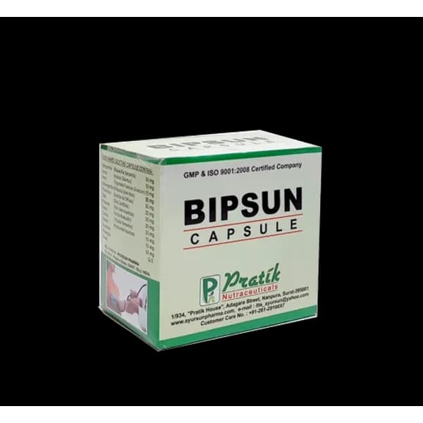 Ayurvedic Herbal Capsule For Hyper Tension - Bipsun Capsule — Buy Online from NexCure Health