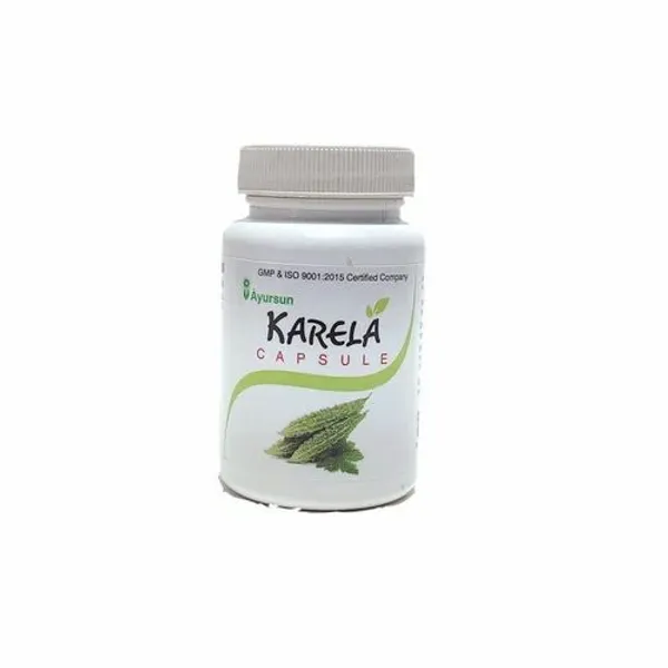Ayurvedic Herbal Capsule For Regulate Blood Sugar Level - Ayursun Karela Capsule — Buy Online from NexCure Health