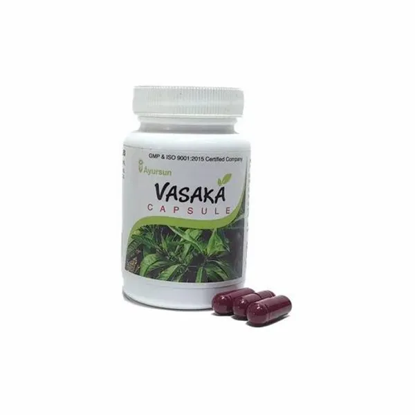 Ayurvedic Herbal Capsule For Respiratory Tract Infection - Ayursun Vasaka Capsule — Buy Online from NexCure Health
