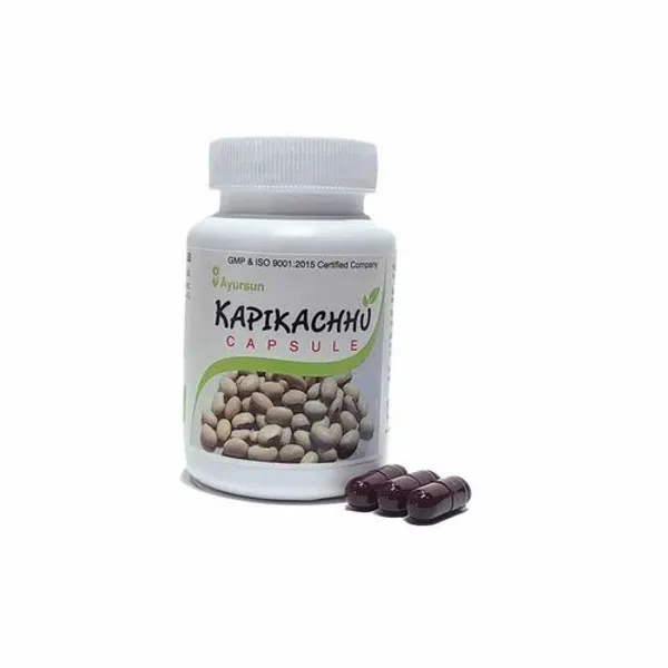 Ayurvedic Herbal Medicine For Men's Nervine Capsule - Ayursun Kapikachhu Capsule — Buy Online from NexCure Health