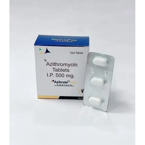 Azibrate 500 mg Azithromycin Tablet 500 mg β Buy Online from NexCure Health
