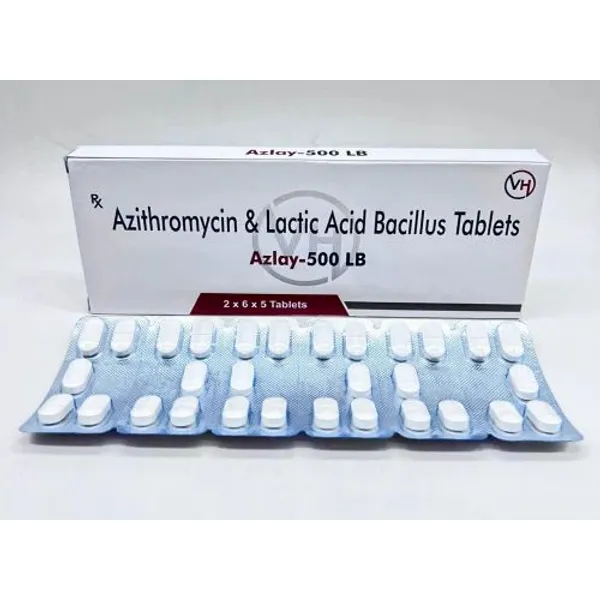 Azithromycin 500mg + Lactic Acid Bacillus 500mg β Buy Online from NexCure Health