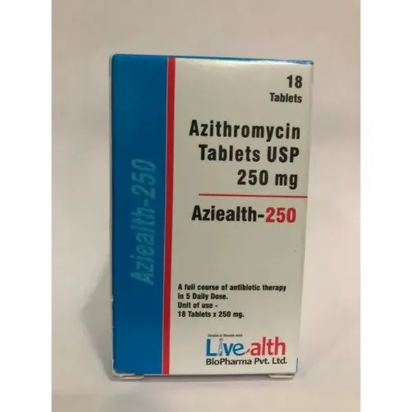 Azithromycin Tablets 250 mg 250 mg β Buy Online from NexCure Health