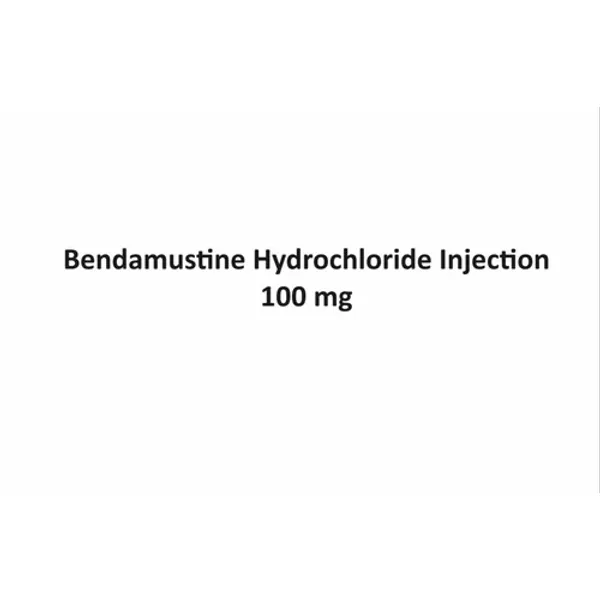 Bendamustine Hydrochloride Injection 100 mg 100 mg — Buy Online from NexCure Health