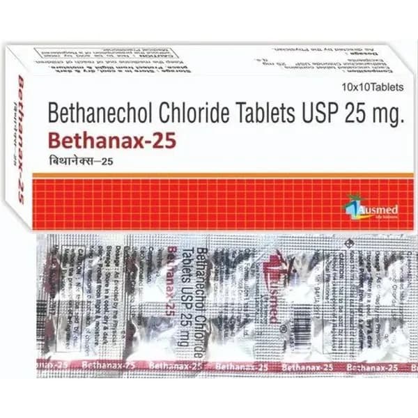 Bethanechol Chloride USP 25mg 25mg — Buy Online from NexCure Health