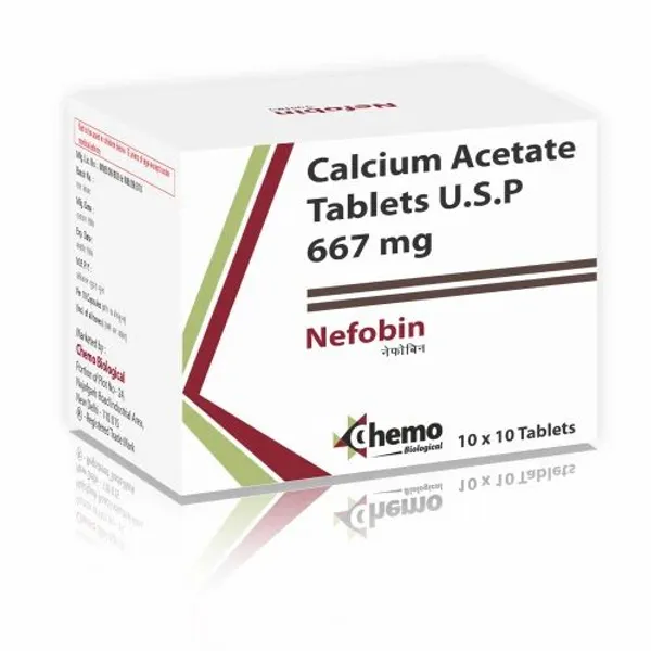 Calcium Acetate 667mg Tablets 667mg — Buy Online from NexCure Health