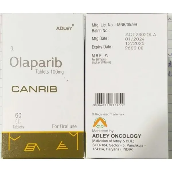 Canrib Olaparib 100 Mg TABLETS 100 Mg — Buy Online from NexCure Health