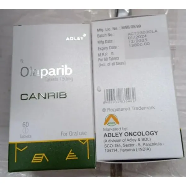 Canrib Olaparib 150mg Tablet 150mg — Buy Online from NexCure Health