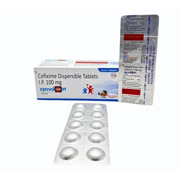 Cefixime 100 Mg Dispersible Tablets 100 Mg — Buy Online from NexCure Health