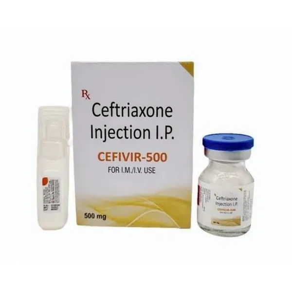 Ceftriaxone 500mg Injection I.P 500mg β Buy Online from NexCure Health