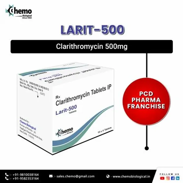 Clarithromycin 500mg Tablets 500mg — Buy Online from NexCure Health