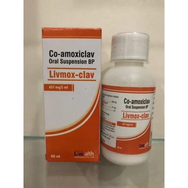 Co-Amoxiclav Oral Suspension BP 457 mg/5ml 457 mg β Buy Online from NexCure Health
