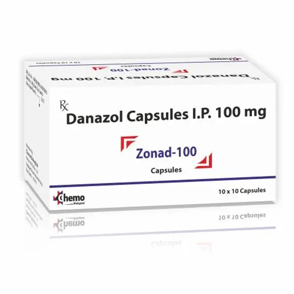 Danazol 100mg Capsules 100mg — Buy Online from NexCure Health