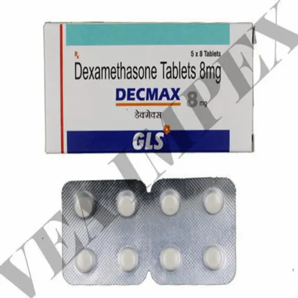 Decmax 8 mg(Dexamethasone Tablets) 8 mg β Buy Online from NexCure Health