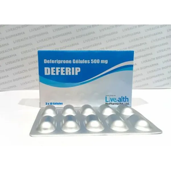 Deferiprone Capsule 500mg 500mg — Buy Online from NexCure Health
