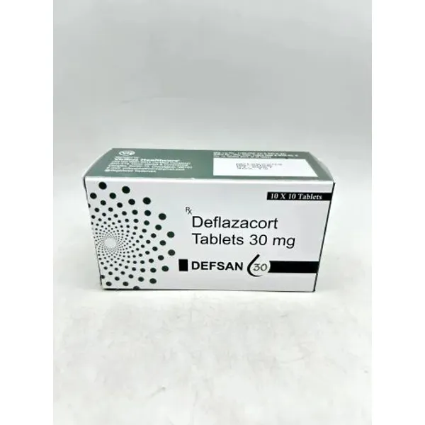 DEFSAN 30 TABLET Deflazacort 30mg 30mg β Buy Online from NexCure Health