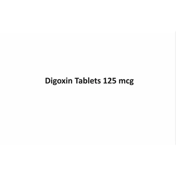 Digoxin Tablets 125 mcg 125 mcg β Buy Online from NexCure Health