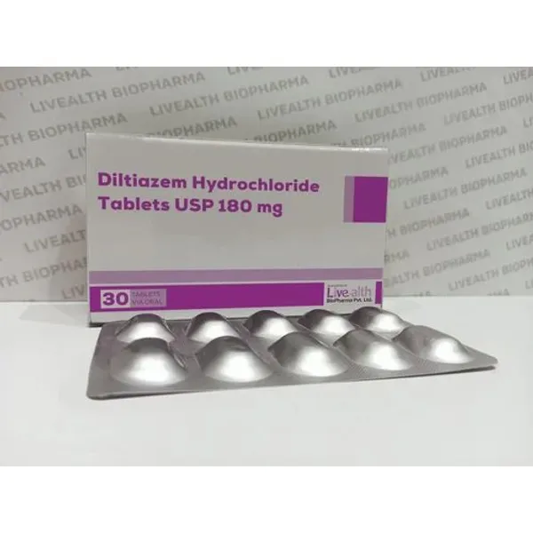 Diltiazem Tablets USP 180 mg 180 mg — Buy Online from NexCure Health