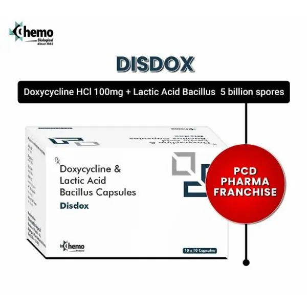 Doxycycline With Lactic Acid Bacillus Capsules — Buy Online from NexCure Health