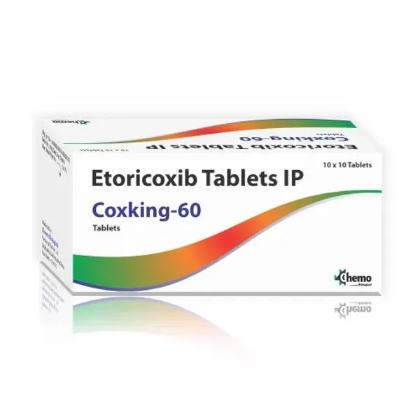 Etoricoxib Tablets IP 60mg 60mg — Buy Online from NexCure Health