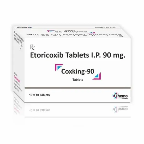 Etoricoxib Tablets IP 90mg 90mg — Buy Online from NexCure Health