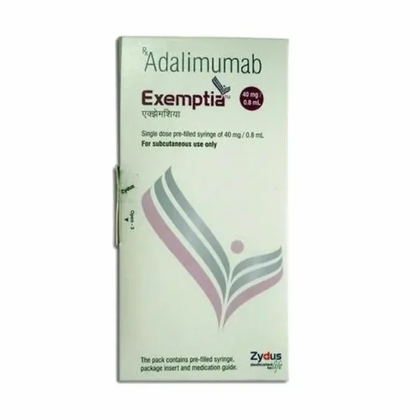 Exemptia 40 Mg Adalimumab Injection 40 Mg — Buy Online from NexCure Health