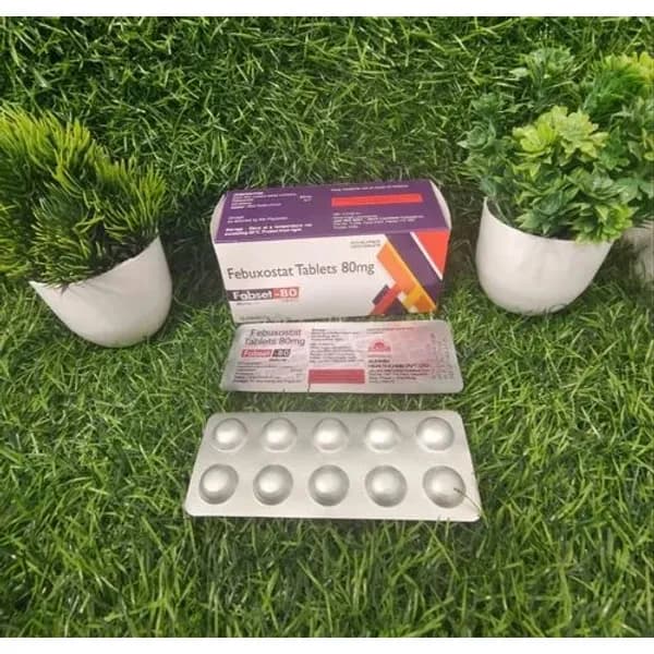 Febuxostat 80 Mg Tablet 80 Mg β Buy Online from NexCure Health