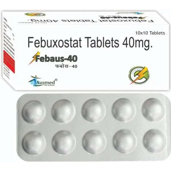Febuxostat Tablets 40mg 40mg β Buy Online from NexCure Health