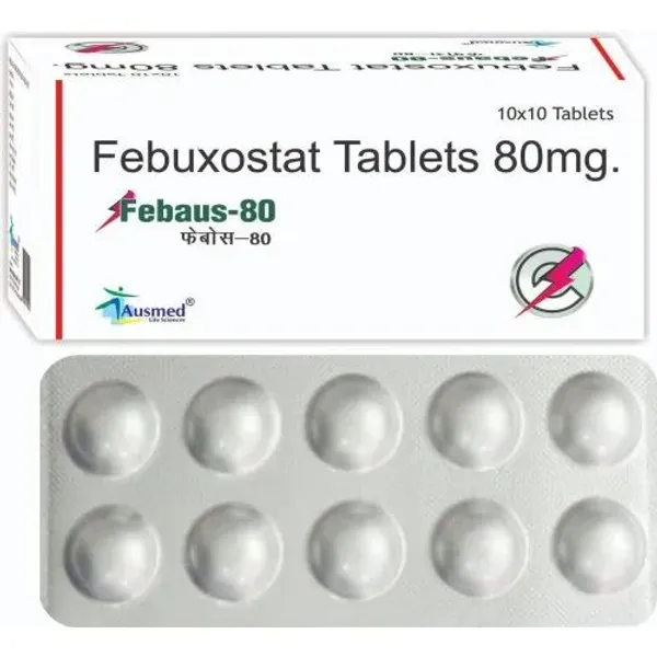 Febuxostat Tablets 80mg 80mg — Buy Online from NexCure Health