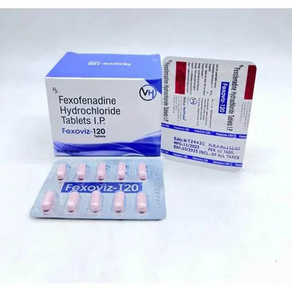 Fexofenadine 120mg Tablet 120mg β Buy Online from NexCure Health
