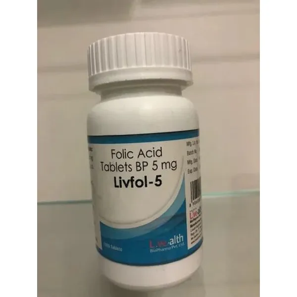 Folic Acid Tablets BP 5 mg 5 mg β Buy Online from NexCure Health