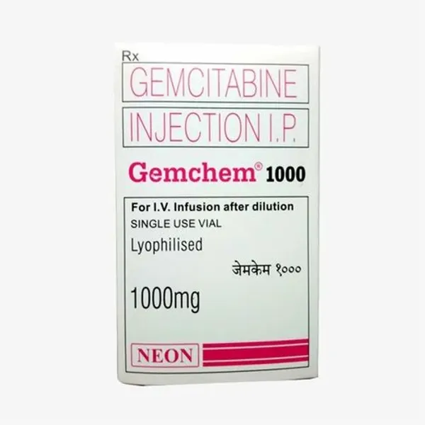 Gemchem Injection 1000mg 1000mg — Buy Online from NexCure Health