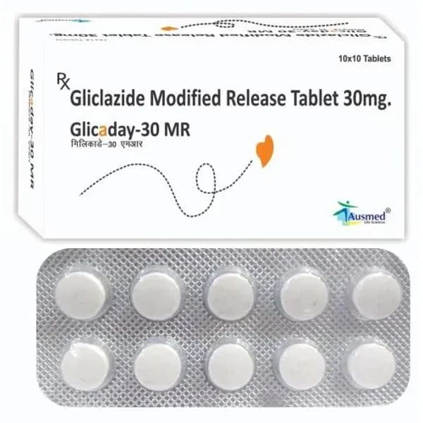 Gliclazide Modified Release Tablet 30mg 30mg — Buy Online from NexCure Health