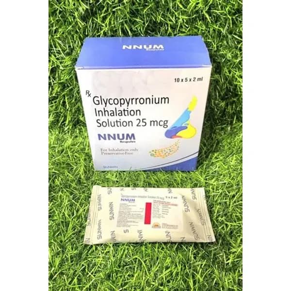 Glycopyrronium Inhalation Solution 25mcg 25mcg — Buy Online from NexCure Health