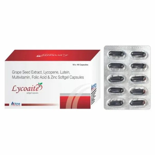 Grape Seed Extract Lycopene Lutein Vitamins & Minerals Soft Gelatin Capsules — Buy Online from NexCure Health