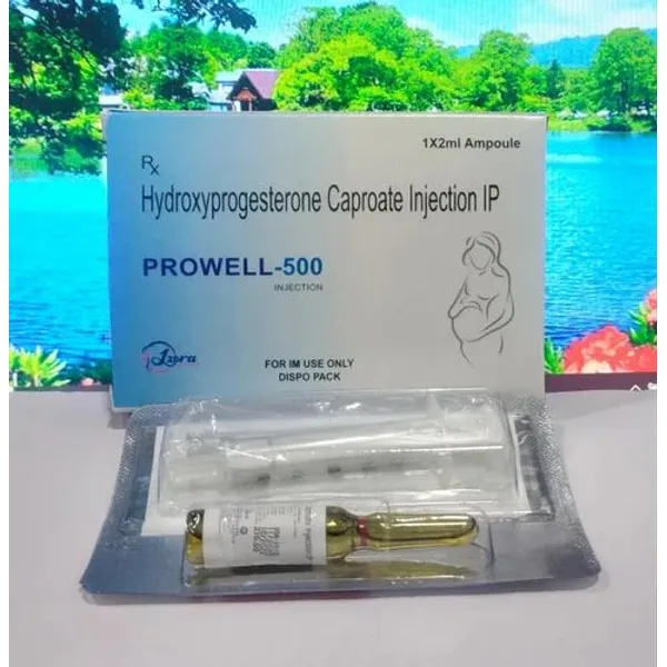 Hydroxyprogesterone caproate injection 500 mg 500 mg — Buy Online from NexCure Health