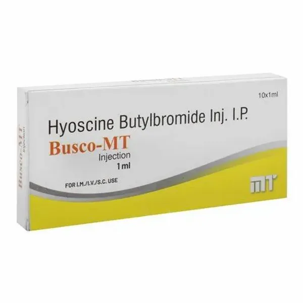 Hyoscine Butylbromide Injection Bp — Buy Online from NexCure Health