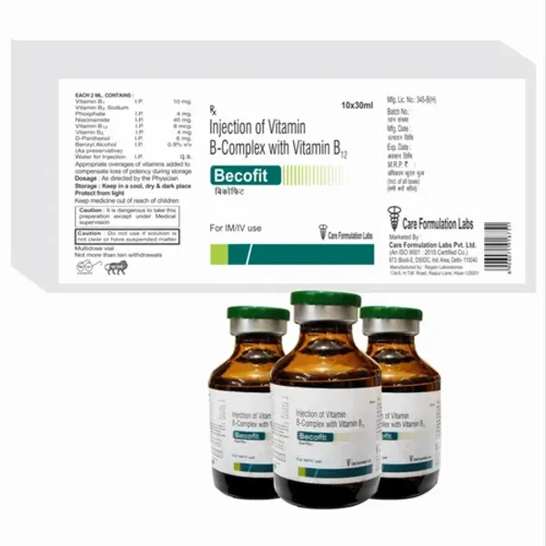 Injection of Vitamin B Complex with Vitamin B12 β Buy Online from NexCure Health