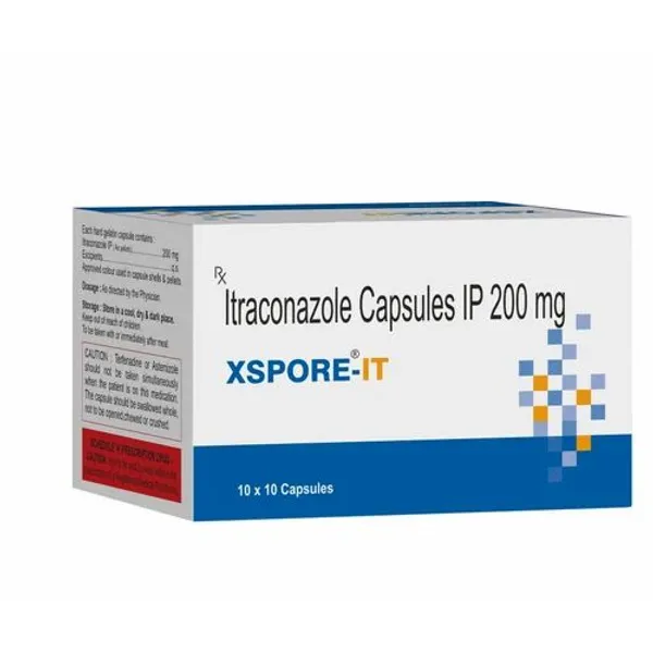 Itraconazole 200 Mg Capsules 200 Mg β Buy Online from NexCure Health