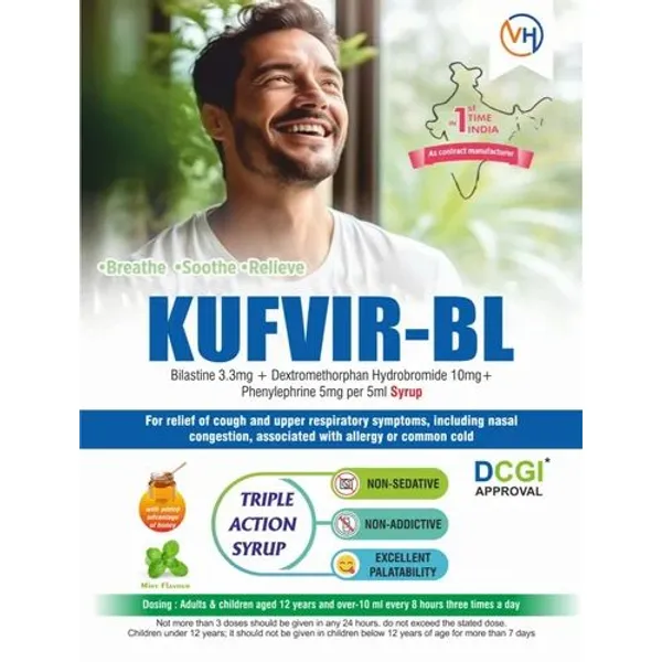KUFVIR BL SYP 100ML 100ML — Buy Online from NexCure Health