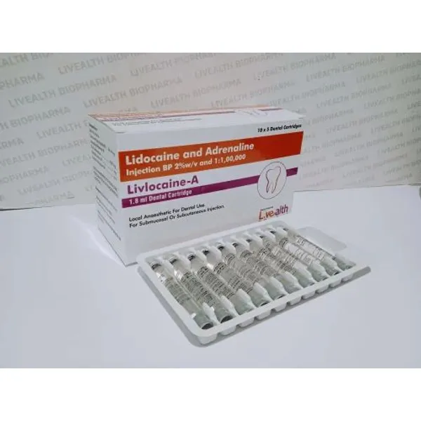 Lidocaine Adrenaline Injection — Buy Online from NexCure Health